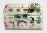 ブレットボードによる電子回路製作例